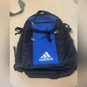 Adidas Blue and Black Men's Backpack